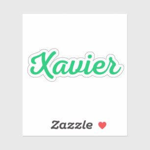 Xavier Aufkleber
