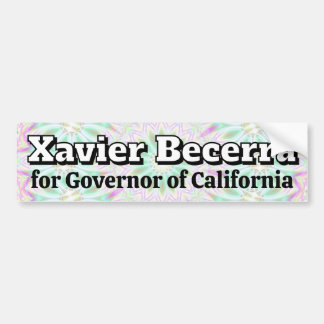 Xavier Becerra als Gouverneur von Kalifornien Autoaufkleber