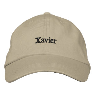 "Xavier" Herrenname bestickt, Bestickte Baseballkappe