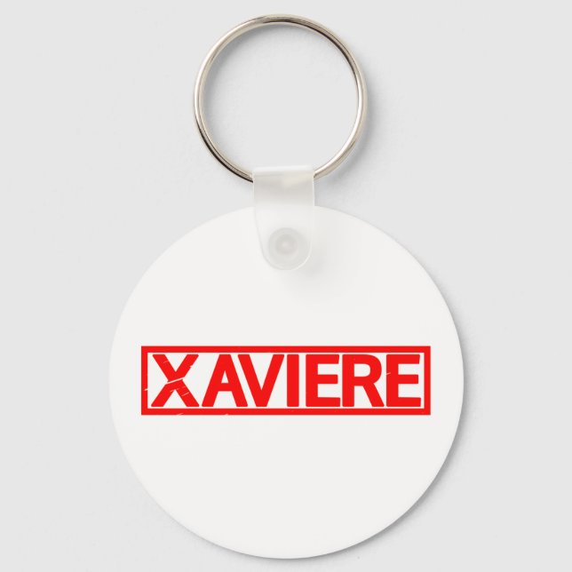 Xaviere Briefmarke Schlüsselanhänger (Vorderseite)