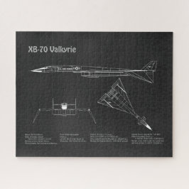 XB-70 Valkyrie - Flugzeugkonzepte PD Puzzle