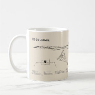 XB-70 Valkyrie - Flugzeugkonzepte SD Kaffeetasse