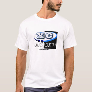 XC Cross Country - gehen der Abstand - T-Shirt