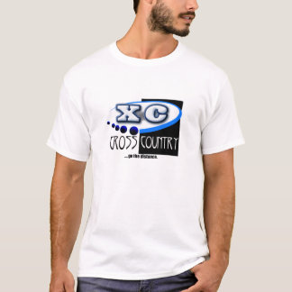 XC Cross Country - gehen der Abstand - T-Shirt