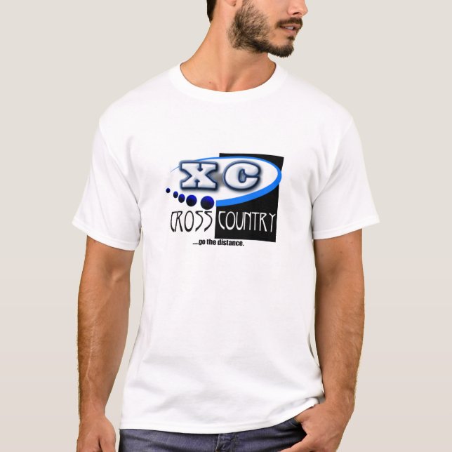 XC Cross Country - gehen der Abstand - T-Shirt (Vorderseite)