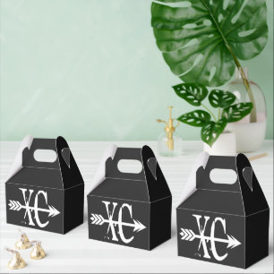 XC Cross Country Running Favor Box Geschenkschachtel