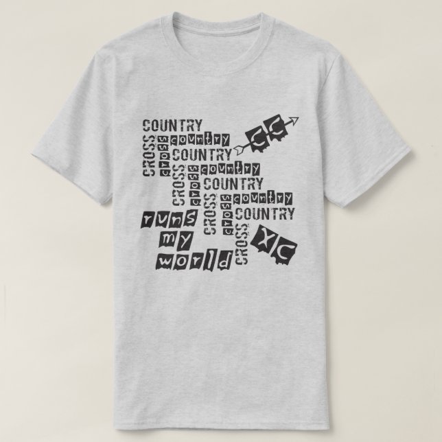 XC Cross Country Runs T-Shirt (Design vorne)