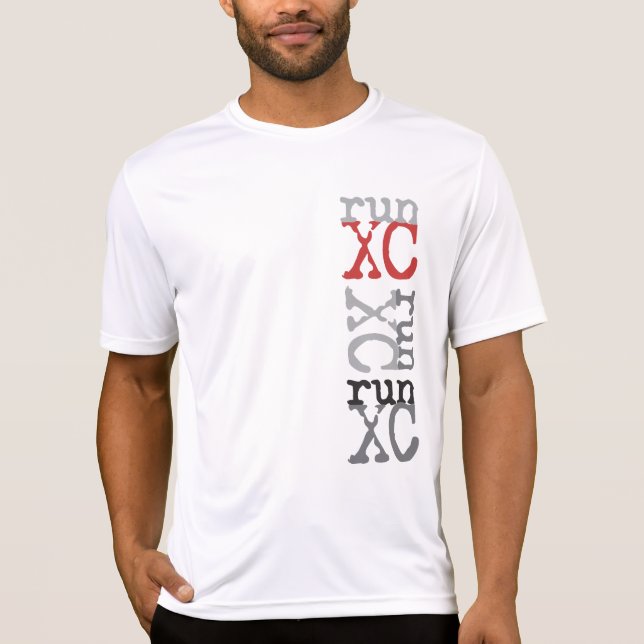 XC gelaufen - Cross Country-Betrieb T-Shirt (Vorderseite)
