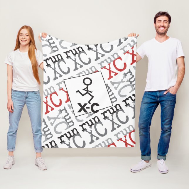 XC-Run - Cross Country Running Fleecedecke (Beispiel)