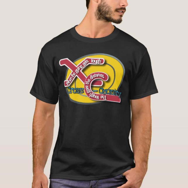 XC STARKES MOTTO - CROSS COUNTRY T-Shirt (Vorderseite)
