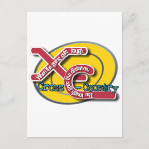 XC TOUGH MOTTO - ÜBERGREIFENDES LAND POSTKARTE