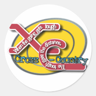 XC TOUGH MOTTO - ÜBERGREIFENDES LAND RUNDER AUFKLEBER