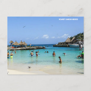 Xcaret Cancun Mexiko Feiertagspostkarte