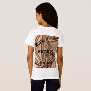 Xcel Bronze Girls Gymnastik Custom T - Shirt