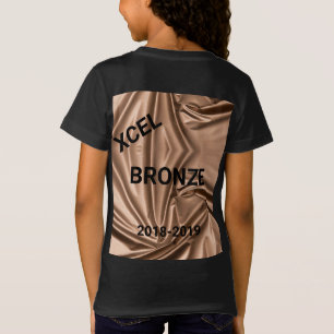 Xcel Bronze Girls Gymnastik T - Shirt Personalisie