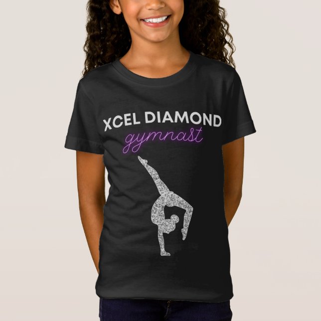 Xcel Diamond Gymnastics T - Shirt (Vorderseite)