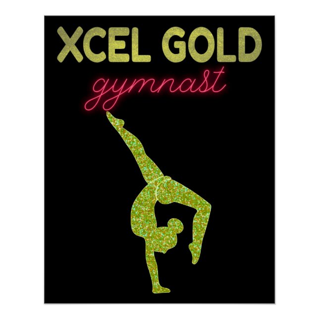 Xcel Gold Gymnastik Poster (Vorderseite)