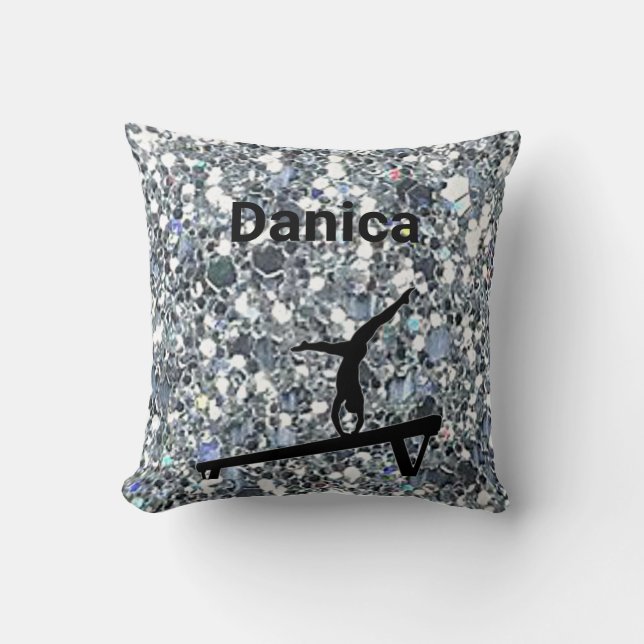 Xcel Platinum Girls Anpassbare Gymnastik Pillow Kissen (Vorderseite)