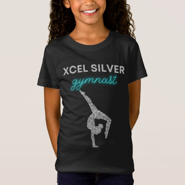Xcel Silver Gymnastik T - Shirt (Vorderseite)