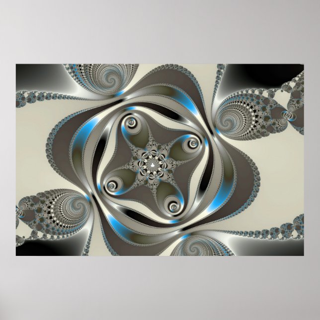 xChrome - Fraktal Poster (Vorne)