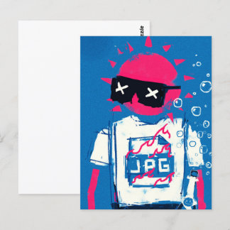 XCOPY Summer WAGMI Cool und stilvoll  Pop Postkarte