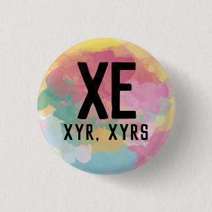 Xe Xyr Xyrs Pronouns Button