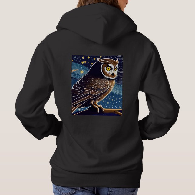 Xen Night Owl Hoodie (Rückseite)