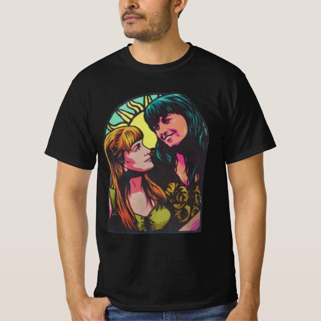 Xena und Gabrielle T-Shirt (Vorderseite)