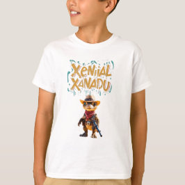 Xenial Xanadu: Adorable Cowboy Dinosaurier T-Shirt