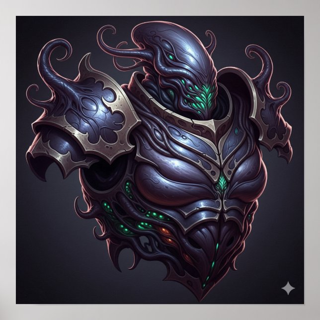 Xeno Art Armor Poster (Vorne)