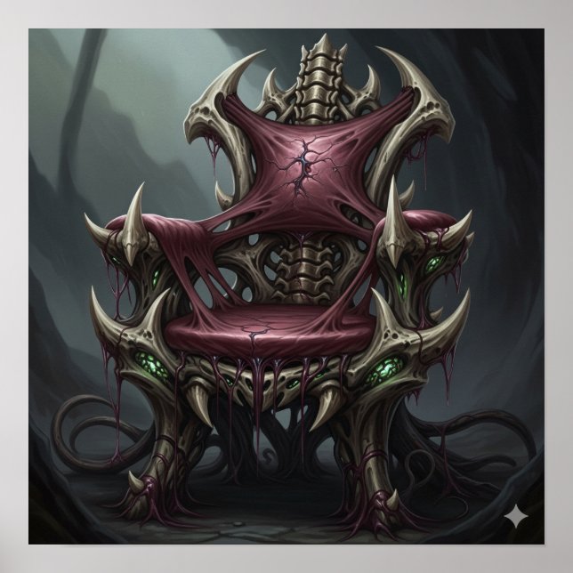 Xeno Art Chair Poster (Vorne)
