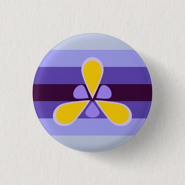 Xenogender Iris Button (Vorderseite)