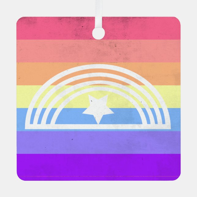 Xenogender Ornament Aus Metall (Vorderseite)