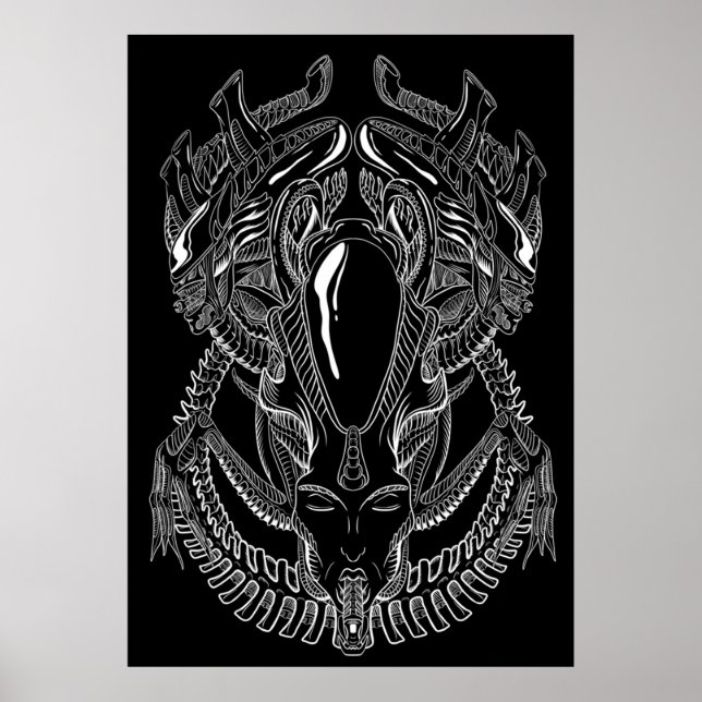 Xenomorph Alien HR Giger Poster (Vorne)