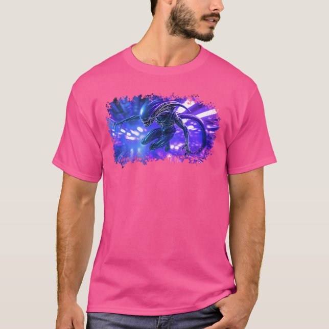 Xenomorph Lights T-Shirt (Vorderseite)