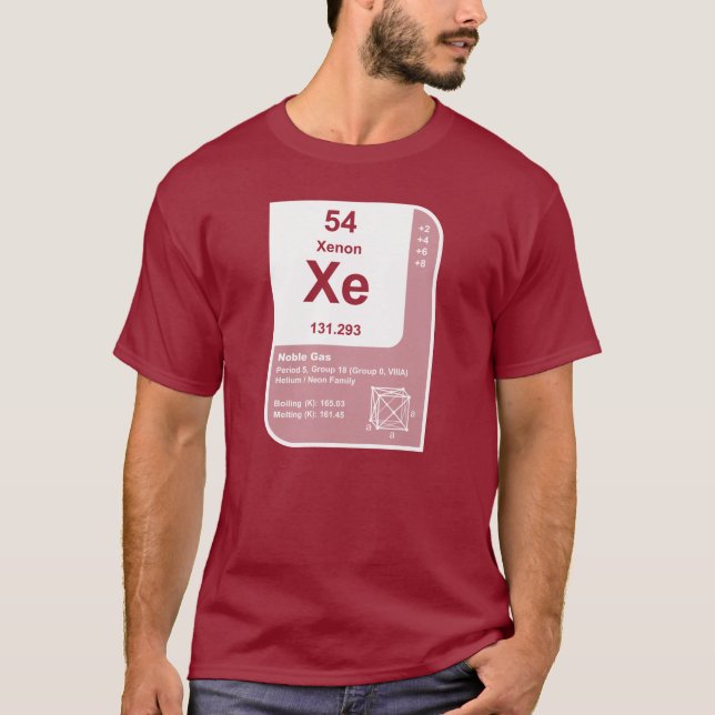 Xenon (Xe) T-Shirt (Vorderseite)