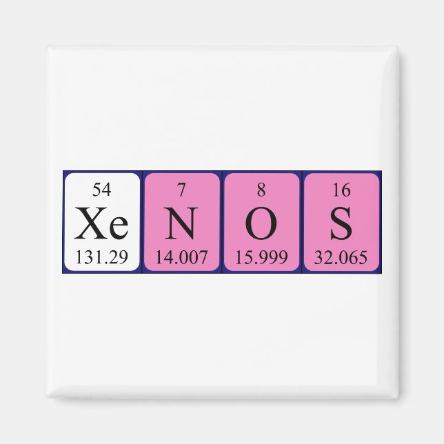 Xenos Periodenmagnetmagnet Magnet (Vorne)