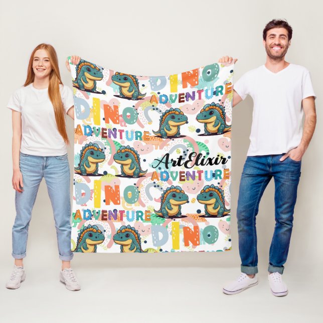 Xenotarsosaurus dinosaurier Adventure Fleecedecke (Beispiel)