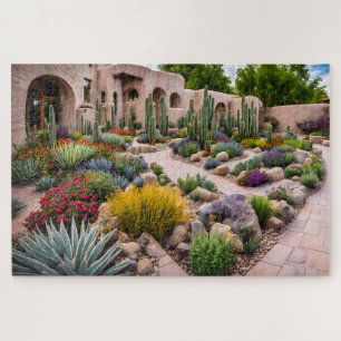 Xeriscapierter Innenhof Puzzle