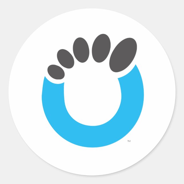 Xero! Runder Aufkleber (Vorderseite)