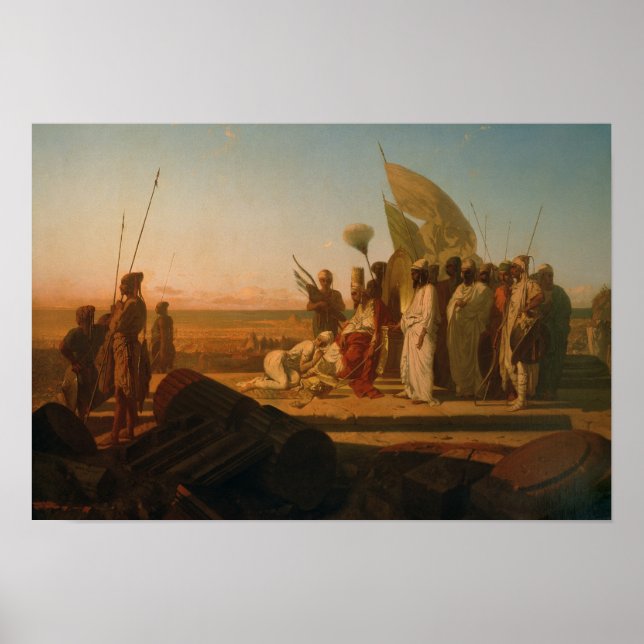 Xerxes an der Hellespont Poster (Vorne)