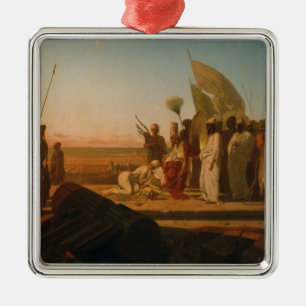 Xerxes beim Hellespont Ornament Aus Metall