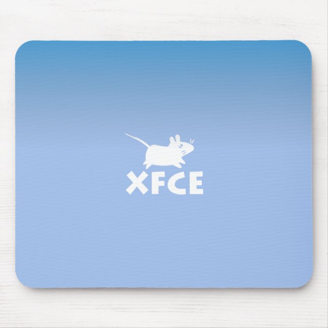Xfce DE Blue Mousepad (Vorne)