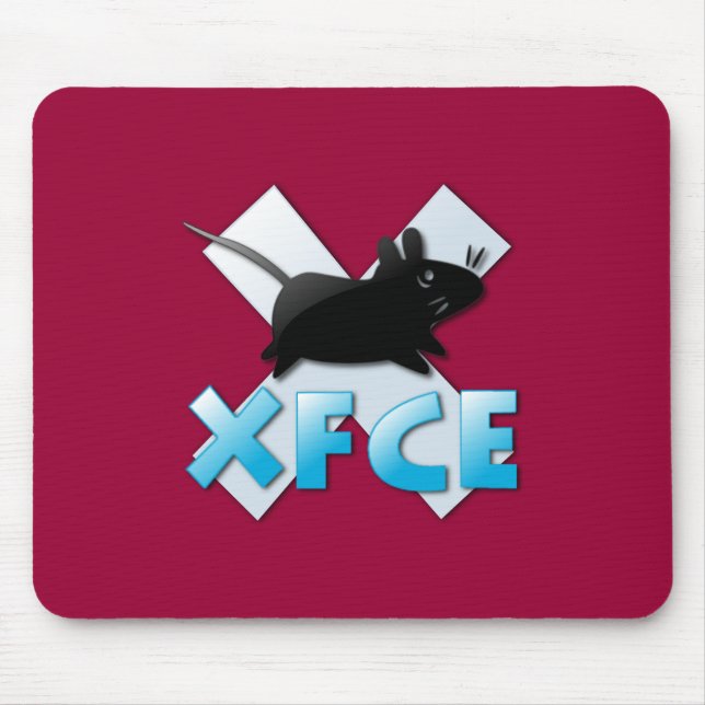 Xfce Linux Mousepad (Vorne)