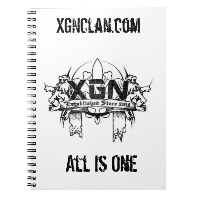 XGN Notizbuch! Notizblock (Vorderseite)
