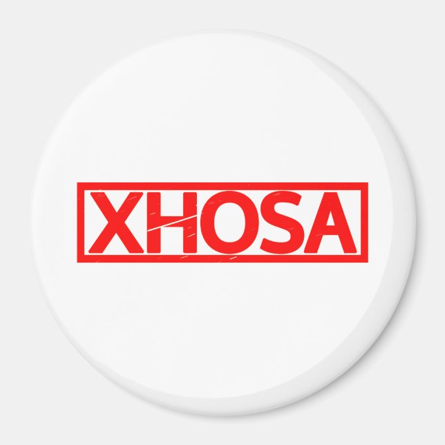 Xhosa-Briefmarke Magnet (Vorne)