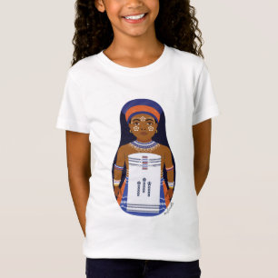 Xhosa, südafrikanischer Matryoshka-Girls-T - Shirt
