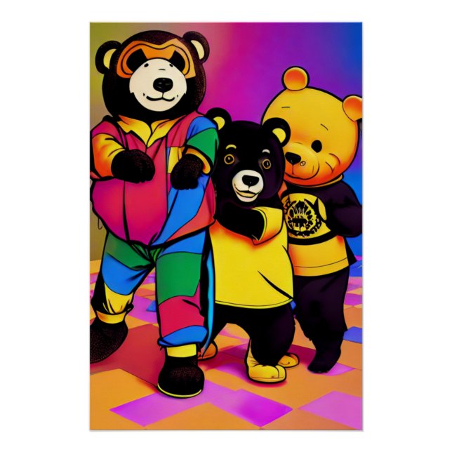 Xi Jinping im Party der Kinder Poster (Vorderseite)