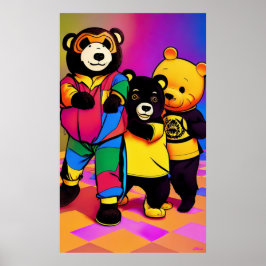 Xi Jinping im Party der Kinder Poster