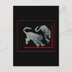 Xian-China-Geist-Tiger-rotes Internatsschüler Postkarte